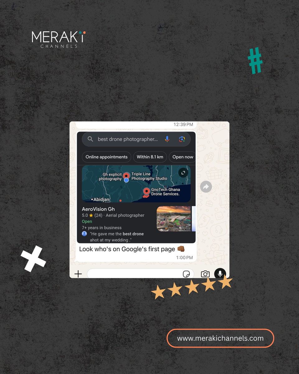 MerakiChannels's tweet photo. We thought you should hear it from our clients 🤭🤩

CONTACT US TO IMPROVE YOUR ONLINE PRESENCE, TODAY.

#digitalmarketing #marketingagency #review #viral #trendinginghana https://t.co/VLwvbzXNhP