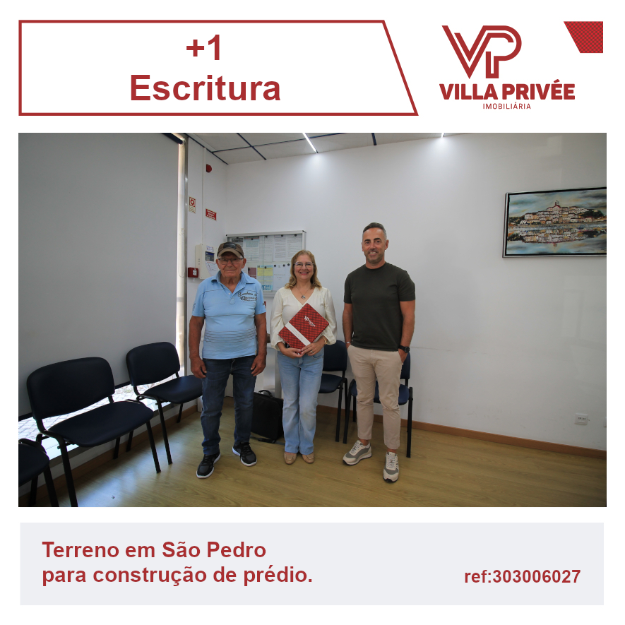 VillaPrivee's tweet photo. +1 Escritura

Parabéns Katia Garcia, por mais um excelente serviço prestado aos nossos clientes.

Na Villa Privée trabalhamos focados em poder apresentar os melhores resultados aos nossos clientes.

Estamos a recrutar: rh@villaprivee.pt

https://t.co/ZX47PHIco9

#VillaPrivee https://t.co/5MrHQbZ40k