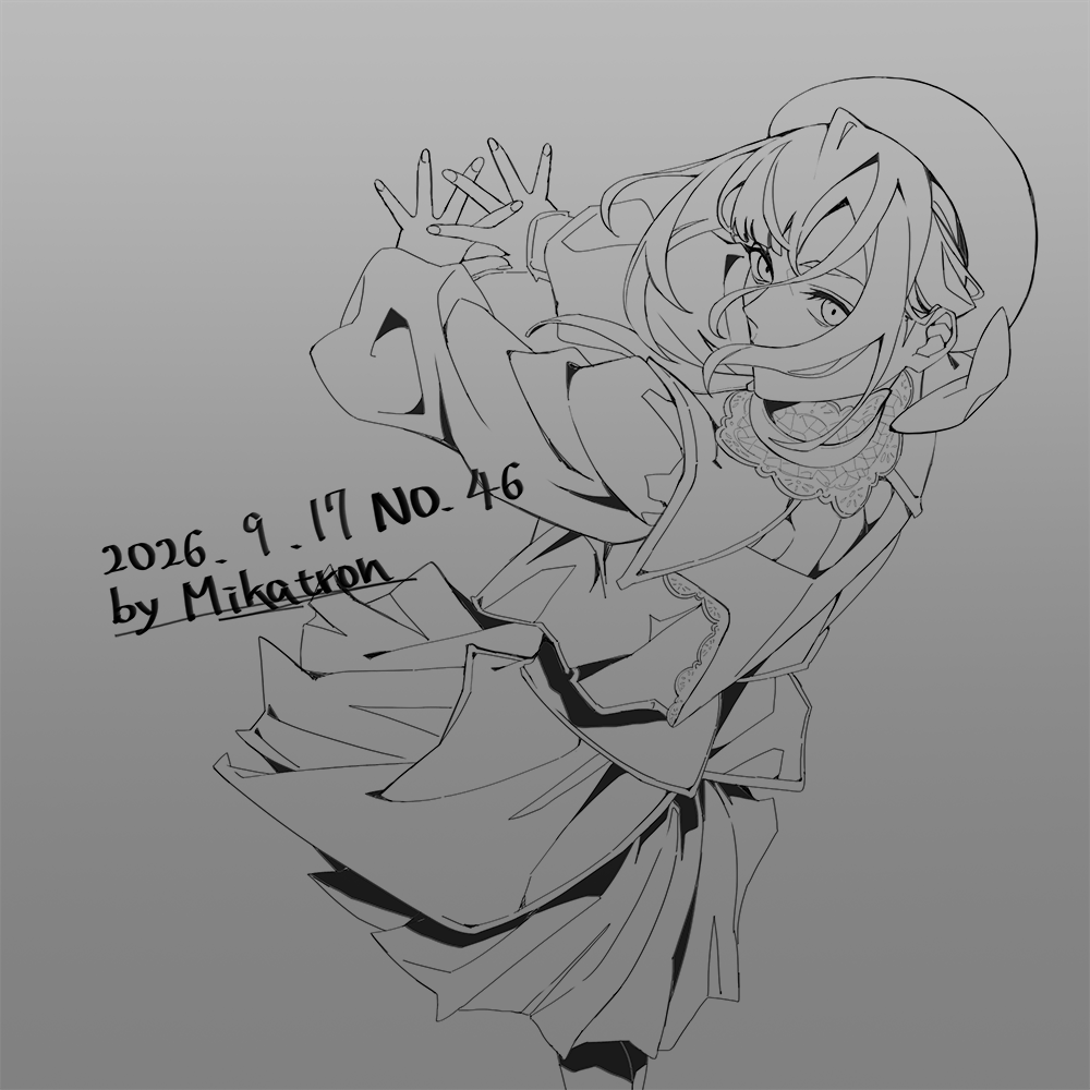 Mikatron_tron's tweet photo. 2026_9_17_NO_46_by_Mikatron (3/3_Final)
來不及畫…長臂魷魚本體…

#Art #イラスト #創作 #線画 #Illustration #週末の創作クラスタフォロー祭り #CharacterDesign #CharacterArt #OC #オリジナル #Mikatron #MikatronArt https://t.co/G26c32yBwJ