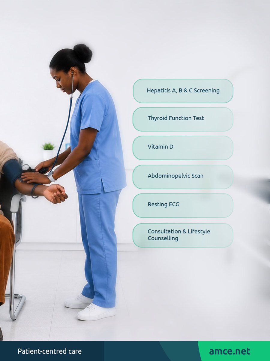 amce_africa's tweet photo. Book your wellness screening today and take an important step towards protecting your health.
#AMCE
#PatientCentredCare
#MensHealth
#OneYearOfImpact
#OneYearAnniversary https://t.co/jA0Gl40c25