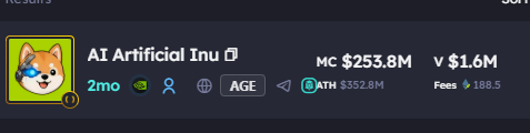 HimothyJamesJr_'s tweet photo. Artificial Inu is at 253m and now the whole world is talking about Humans being first

why wont we just send an Actual Inu??

it could be the giga on Sol since AI is on RH

Actual Inu is gonna be the sol runner

https://t.co/E1JbxeqEEg https://t.co/RAkSOWEc8C