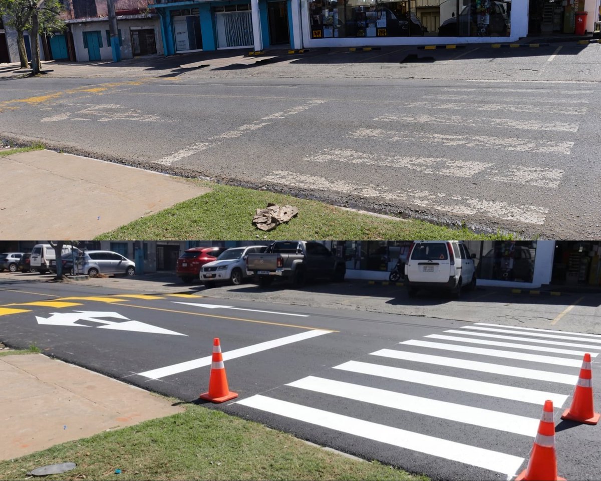 Aaron_una's tweet photo. ¡Seguimos renovando las calles de nuestro querido barrio San Pablo! 🛣️✨
A Solicitud de la Dra. Carmen Mosqueira y de los vecinos del barrio San Pablo, avanzamos con los trabajos de señalización y pintura del asfaltado sobre la Avda. La Victoria, frente al hospital San Pablo. https://t.co/0fJN4oy7Hj