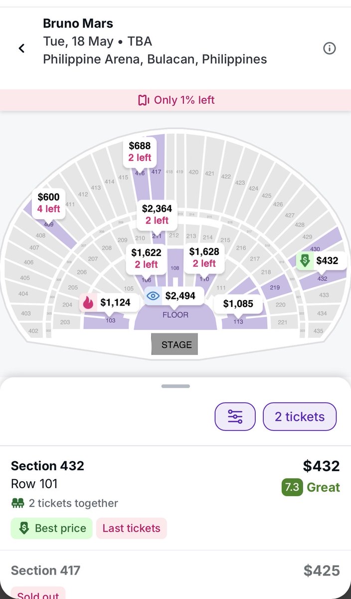 BokWithUs's tweet photo. Is this even legal?! 😭 

The resale prices are more expensive than an iPhone 18 Pro AND Duo! 💀

#TheRomanticTourPH https://t.co/gTLRWNZnLk