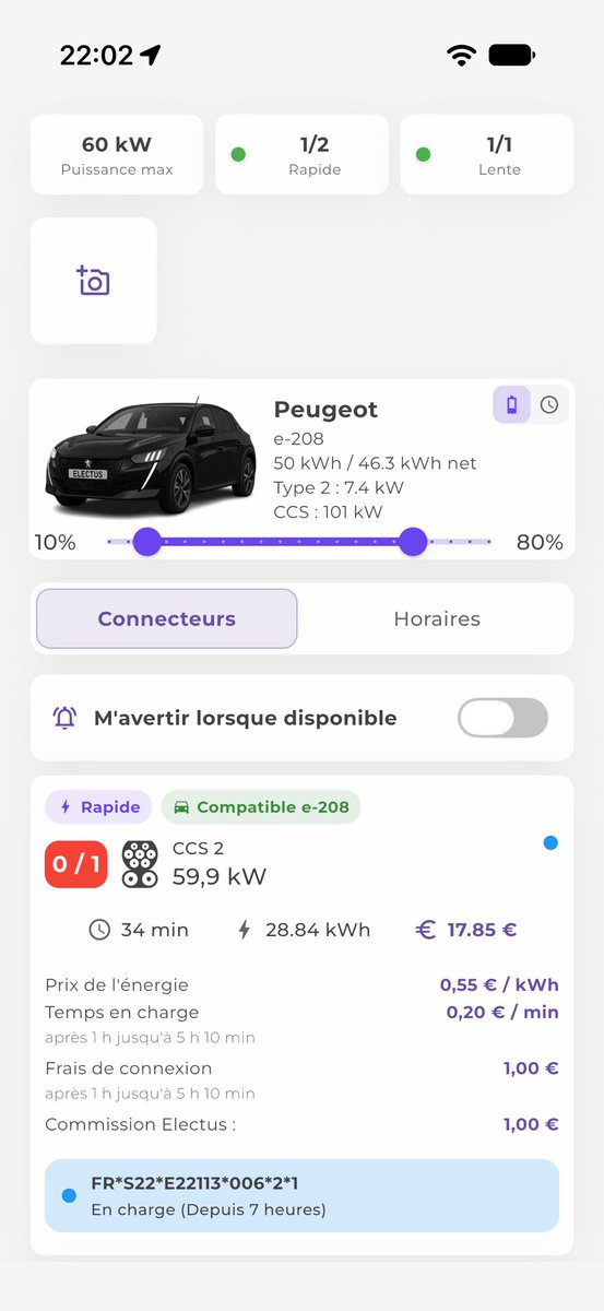 Electus_app's tweet photo. Vous êtes testeur de Electus sur iOS ?
La borne que vous souhaitez prendre est occupée, demandez à être notifié et vous serez au courant une fois la borne libre !

Disponible très prochainement pour tout le monde 👌 https://t.co/UmuGz3AApA