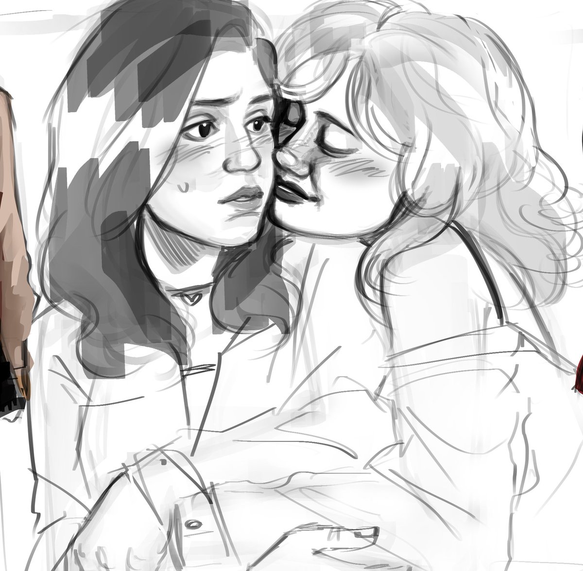 mouse99920's tweet photo. Jackieshauna wip #yellowjackets #jackieshauna https://t.co/9lUs72CPU9