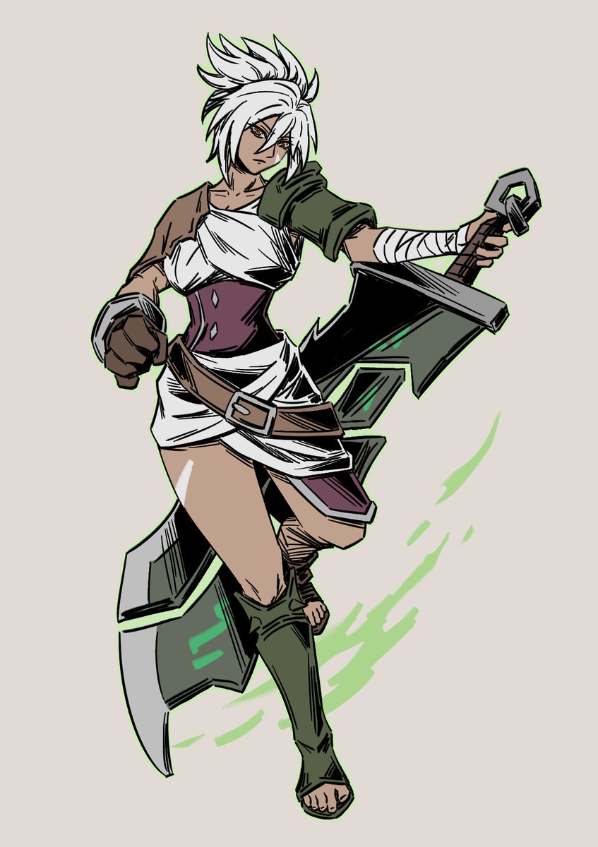 Sillyneko_'s tweet photo. little sketch for her birthday
#riven #leagueoflegends https://t.co/1DEStlGmKk