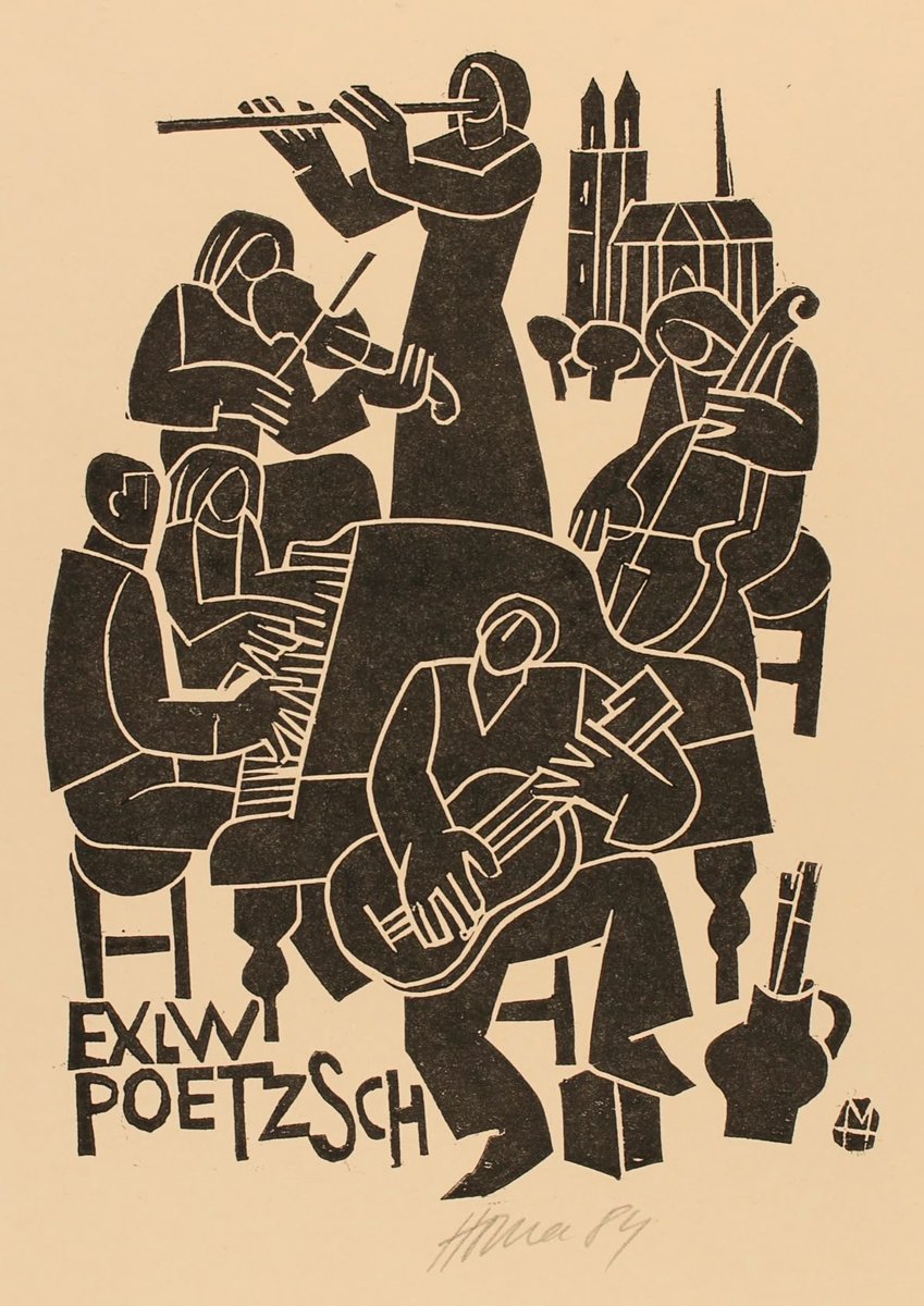 dashferidaily's tweet photo. EX LIBRIS - W POETZSCH https://t.co/vrOJbURji4