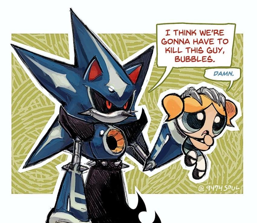sirnight878's tweet photo. Neo Metal Sonic and Bubbles by 9474SOUL on Reddit https://t.co/ccN79RMyMA