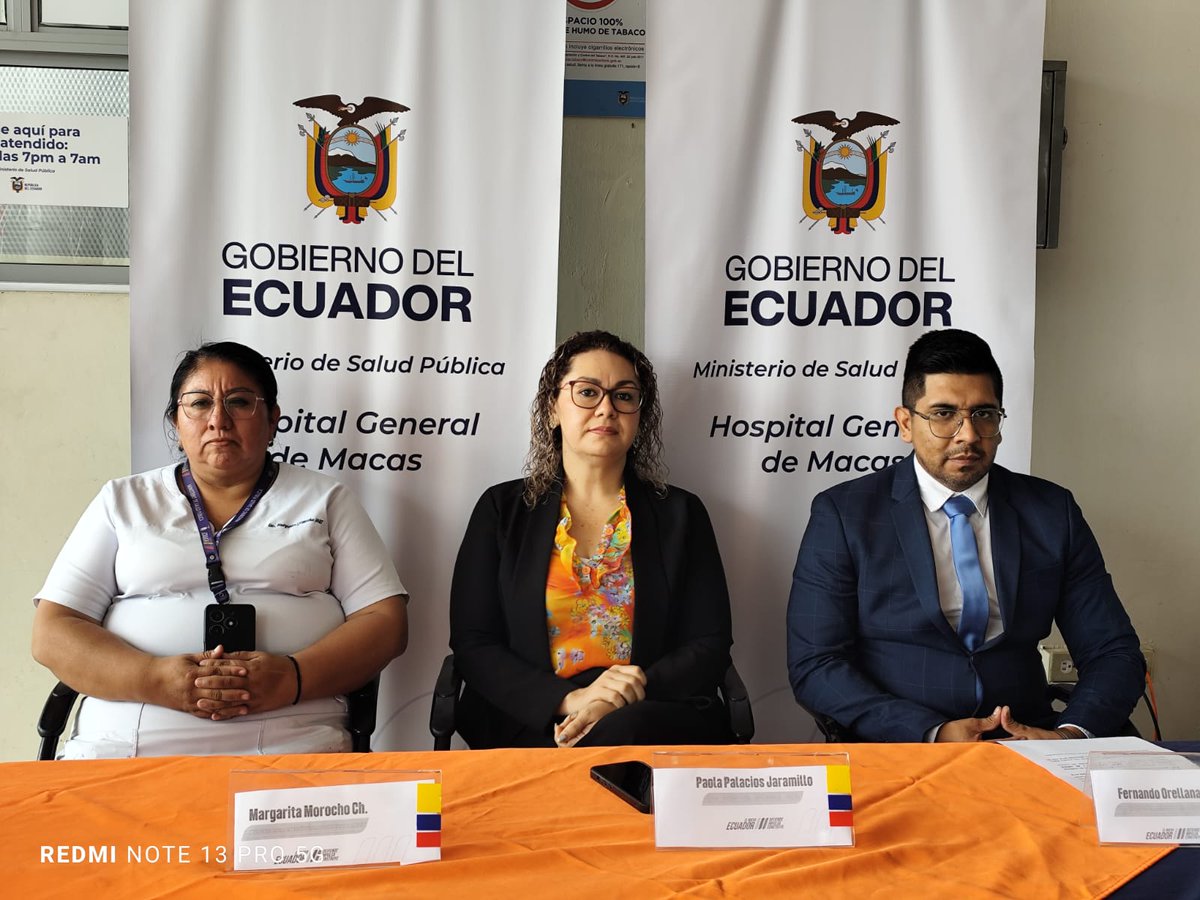 HGeneralMacas's tweet photo. #MoronaSantiago| 🏥En presencia de usuarios y personal de salud, la @dpsmorona y el @HGeneralMacas inauguró la Semana de la Seguridad del Paciente con el lema: Atención segura durante toda la vida para una atención segura a pacientes con enfermedades crónicas no transmisibles ENT https://t.co/xqu9OYSTP4