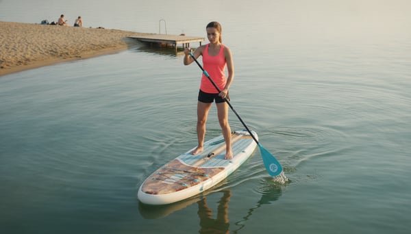 ItsTheInventory's tweet photo. $160 Inflatable Paddle Board Kit With Pump & Paddle: The Niphean 10'6" inflatable SUP drops to $159.99 with everything includedβpump, paddle, repair kit & bag. Perfect starter kit for first-time paddlers. https://t.co/DHDJ4onmXk #PaddleBoard #InflatableSUP #StandUpPaddleboarding https://t.co/vD5yYDCYIf