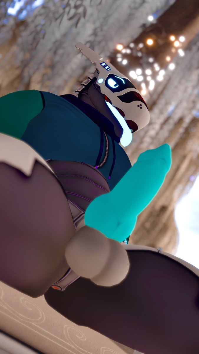 Freddyx1000's tweet photo. How about we take a nice day to just relax and wind down, yeah? But if you need me to… help you destress, just let me know~ 🤍 #yiff #furry #lewdvrc #nsfw #synth https://t.co/UeHCEEFJDH