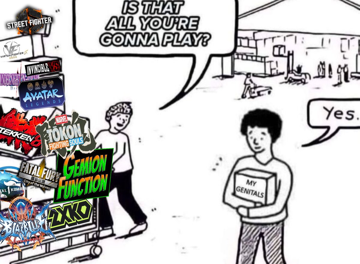 RichardWinz's tweet photo. The FGC vs me recently: https://t.co/rdDY3T3DOn