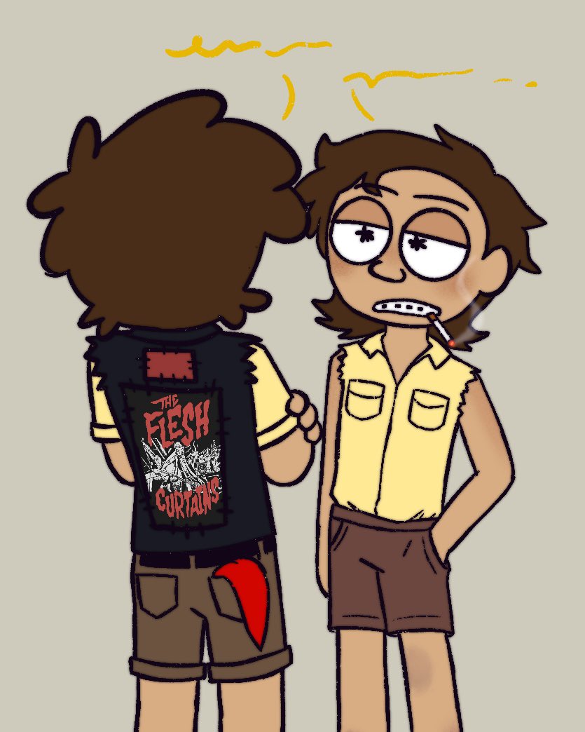 numbersmorty's tweet photo. this was also just an excuse for a backside ref of flesh morty.
( delinquent morty by @shotetmorte ) #mortysummercamp https://t.co/OuTABJUtST