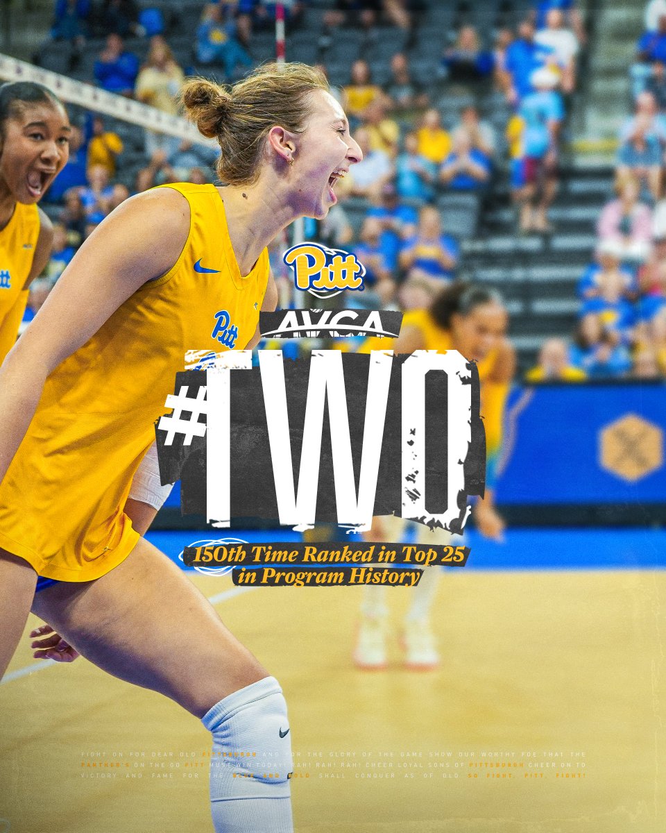 Pitt_VB's tweet photo. 138 straight weeks in the rankings‼️ https://t.co/D9VgncSnuJ