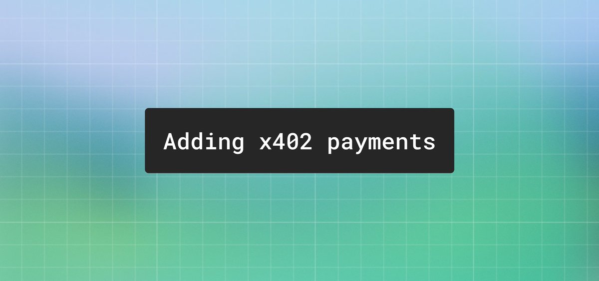 Alchemy's tweet photo. x402 has processed $41M in volume.

As agents make more payments, products need to receive them as a key customer.

We released the complete guide on how to do that, with real code examples. 👇 https://t.co/KzAi2pRaO9