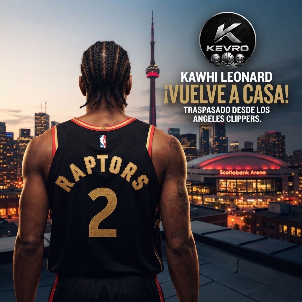 Kevro_sports's tweet photo. 🚨 OFICIAL: ¡KAWHI LEONARD VUELVE A TORONTO! 🇨🇦🏀

El “Fun Guy” regresa a los Raptors, donde ganó el anillo y fue MVP de las Finales en 2019. 🏆

🔄 Toronto recibe: Kawhi Leonard
🔄 Clippers reciben: Brandon Ingram, Gradey Dick y picks.

👀 El Norte vuelve a ponerse serio. https://t.co/wtCcY1nm9g