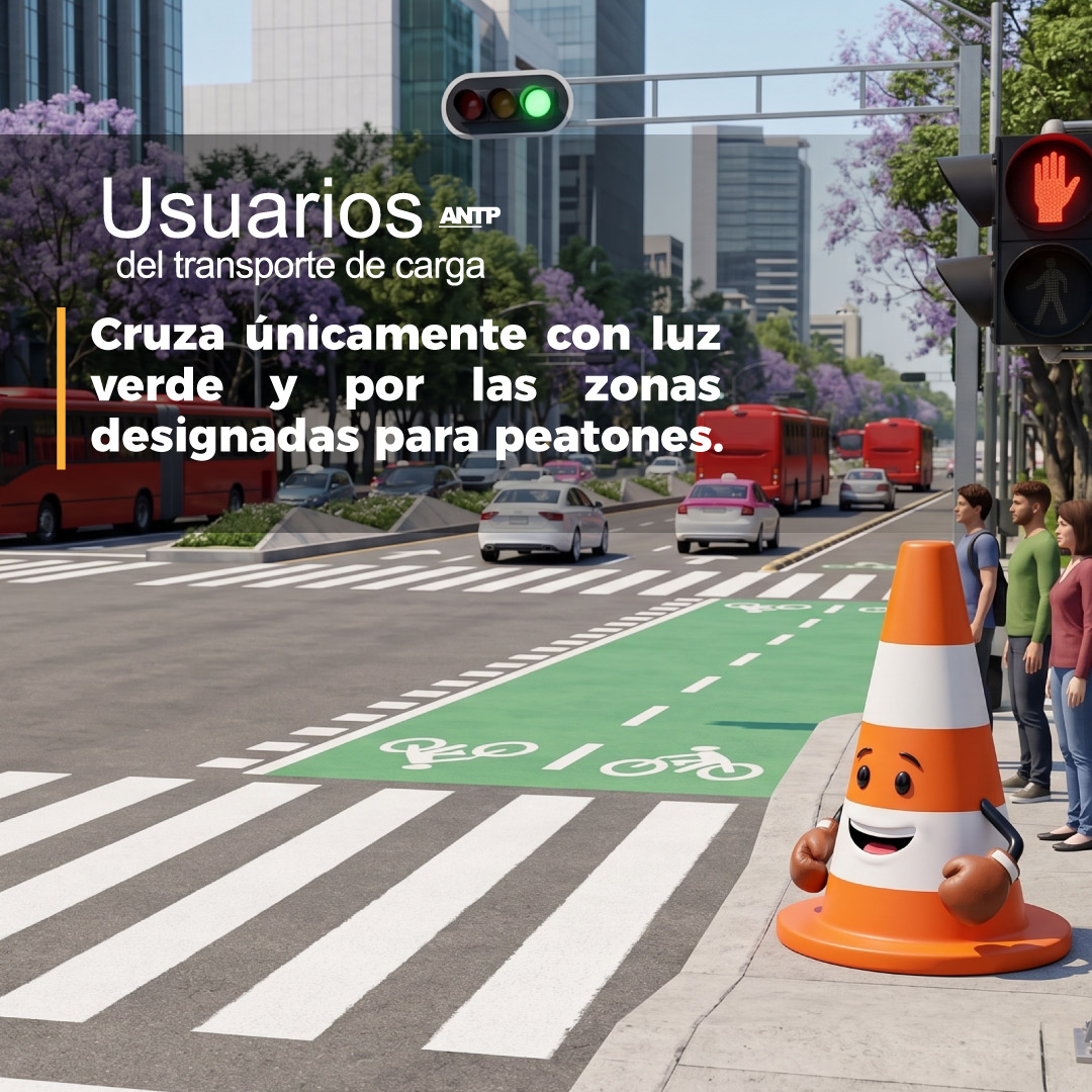 ANTPMexico's tweet photo. Respeta las señales, respeta la vida. 🚧✅🚶🏻
Los semáforos y señalizaciones están ahí para protegerte.

#ConínTeAconseja #AmigoPeatón https://t.co/9QJt1E7lT1