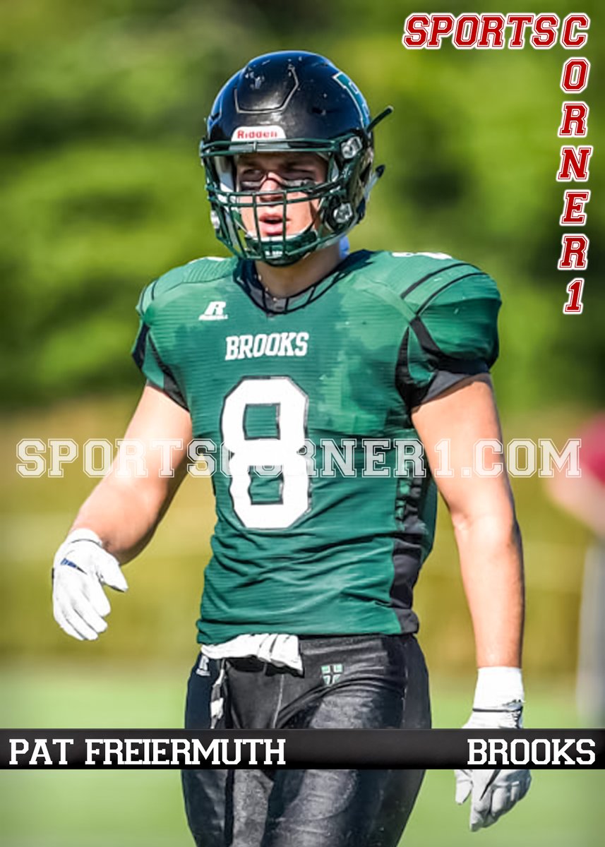 SportsCornerMag's tweet photo. I had the opportunity to photograph Pat Freiermuth when he was a senior at Brooks Academy in North Andover, MA. Pat was drafted in 2021. He plays for the Pittsburgh Steelers. @pat_fry5 https://t.co/mgBPPnL1hm