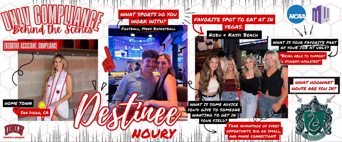 unlvcompliance's tweet photo. Meet Destinee! 🚨⚡️

#unlv #unlvcompliance #gorebs!! https://t.co/VXp5d7Y3Rq