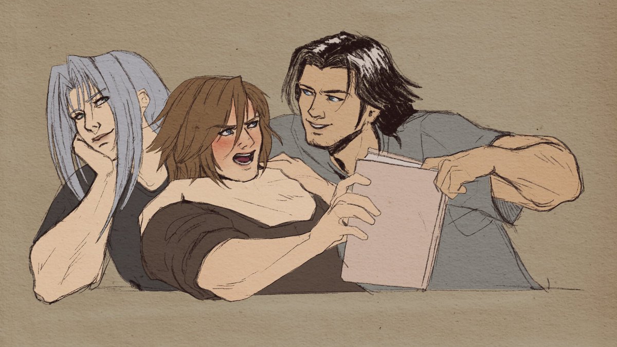 NanaNarina_7's tweet photo. They are preventing the third act 4 reading of the day.
#sephiroth
#angealhewley
#genesisrhapsodos
#ags https://t.co/dRwbrjWtk5