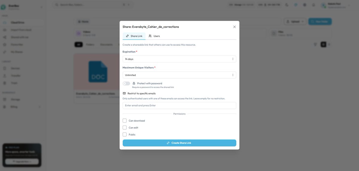 everabyte's tweet photo. 🚀 Your files. Your cloud. Your control.

Meet EverBox by Everabyte — upload, manage, share securely, and bring all your clouds together in one beautifully simple workspace. ☁️

Watch the launch film 👇

https://t.co/Hfs70om56B

#EverBox #Everabyte #CloudStorage #SaaS https://t.co/uA7sHrzC4t