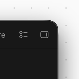 imagecrate's tweet photo. @driceroland I'd personally go with just an icon for consistency. If you're looking for inspo, ChatGPT does a great job with its drawer toggles https://t.co/M6DC4scnzt