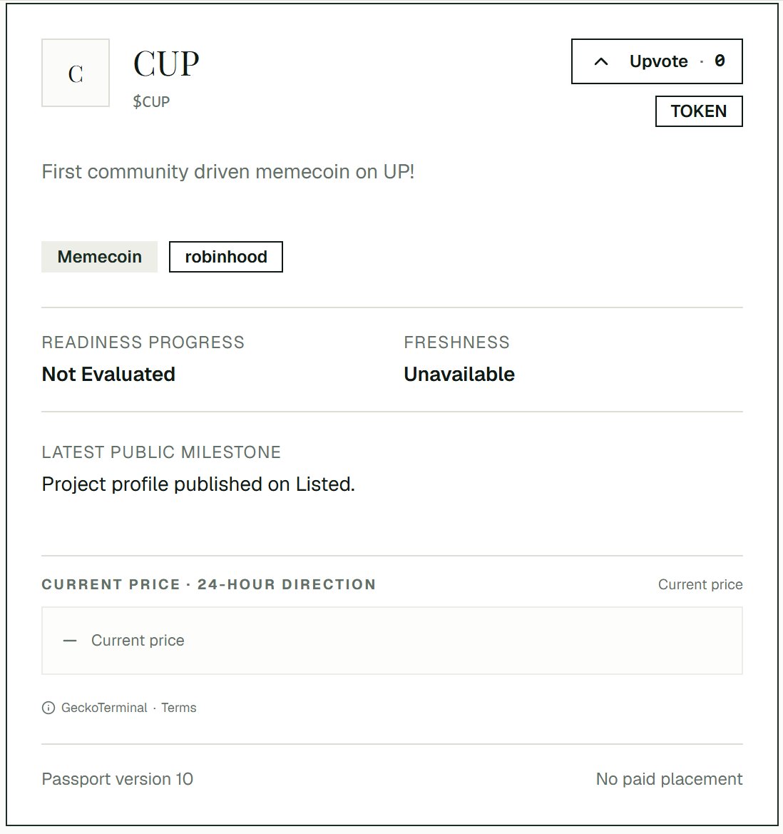 Cupuplift's tweet photo. Just made passport on @listeddotfamily!
Upvote first community driven memecoin on @upliftdotcash!

Official CA:
0xe8FF87426613E46343A2f11416E7aD08537Efa74 https://t.co/Z4ElSDn4mX