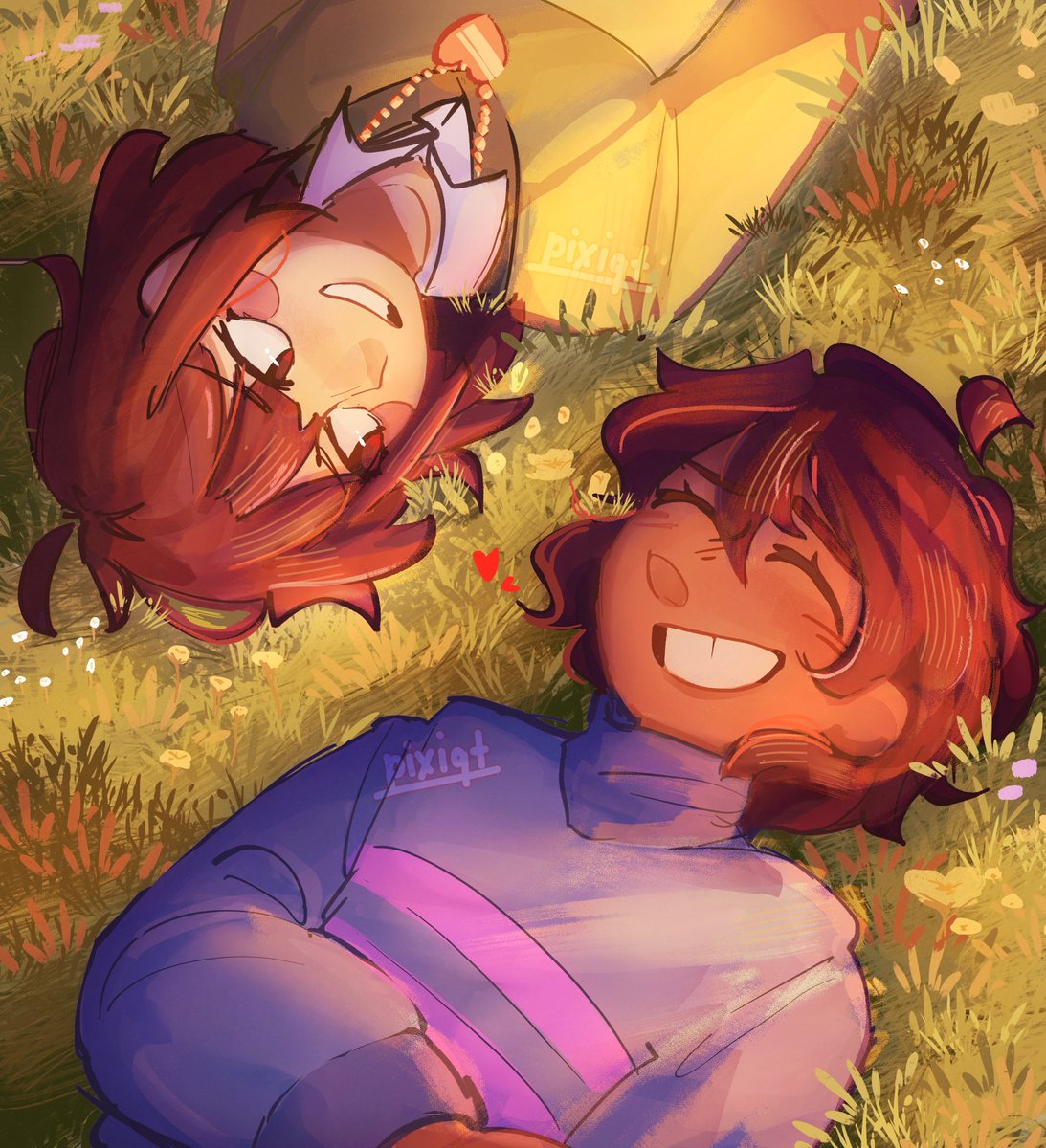pixiqt's tweet photo. a bit early but. HAPPY 11th ANNIVERSARY UNDERTALE
#chara #frisk #charisk https://t.co/fQPdptxDXw