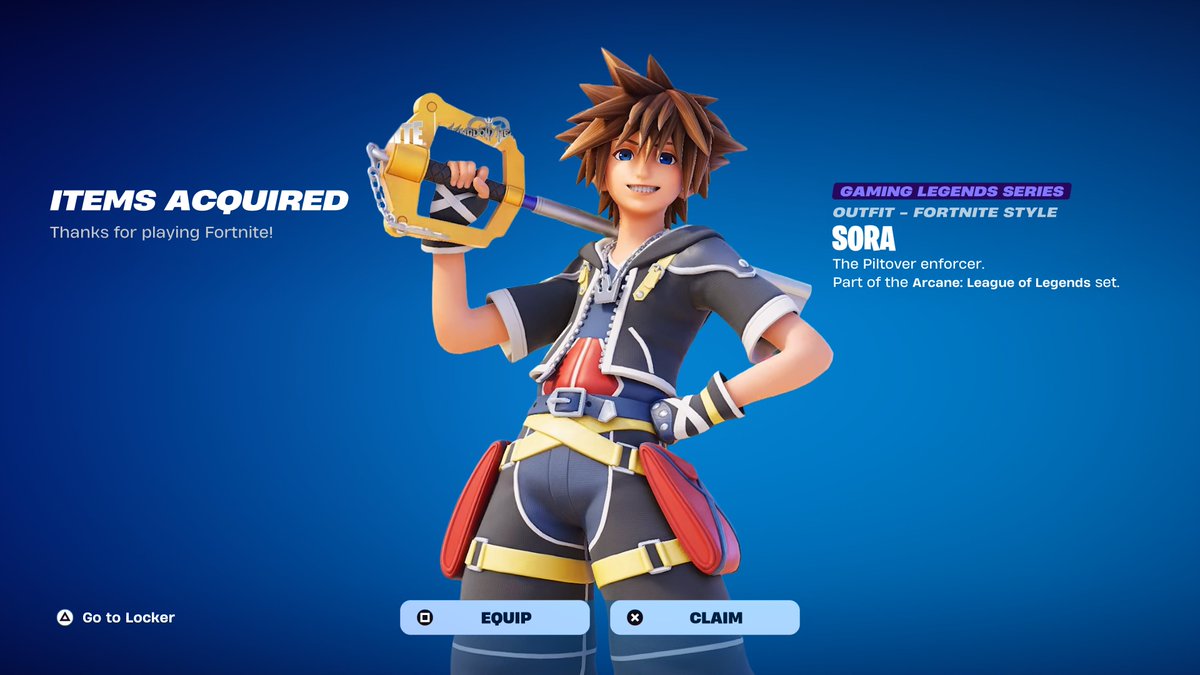 FortniteFNLK's tweet photo. Fortnite Kingdom Hearts Sora Skin Giveaway 🎁

To Enter: 
❤️♻️ LIKE &amp; RETWEET
📲 FOLLOW @FortniteFNLK @braniyt 
🛑 SUBSCRIBE https://t.co/D1nREDDIhN
🎙️JOIN DISCORD https://t.co/5Hh97mq8I0
✅ COMMENT “DONE”

GIFTING IT THURSDAY SEPTEMBER 17 ITEM SHOP‼️ https://t.co/Wu6Nd0rtbI