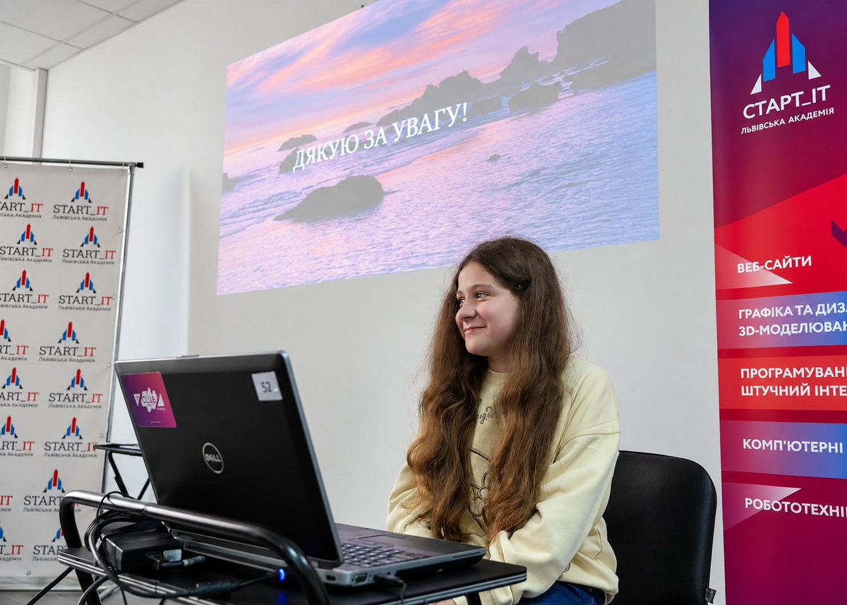 Lviv_Start_IT's tweet photo. З гравця - у розробники: як школярі 10-14 років програмують свою першу комп'ютерну гру на Python
https://t.co/2GcXb67AOQ https://t.co/1Dvl4Xn09s