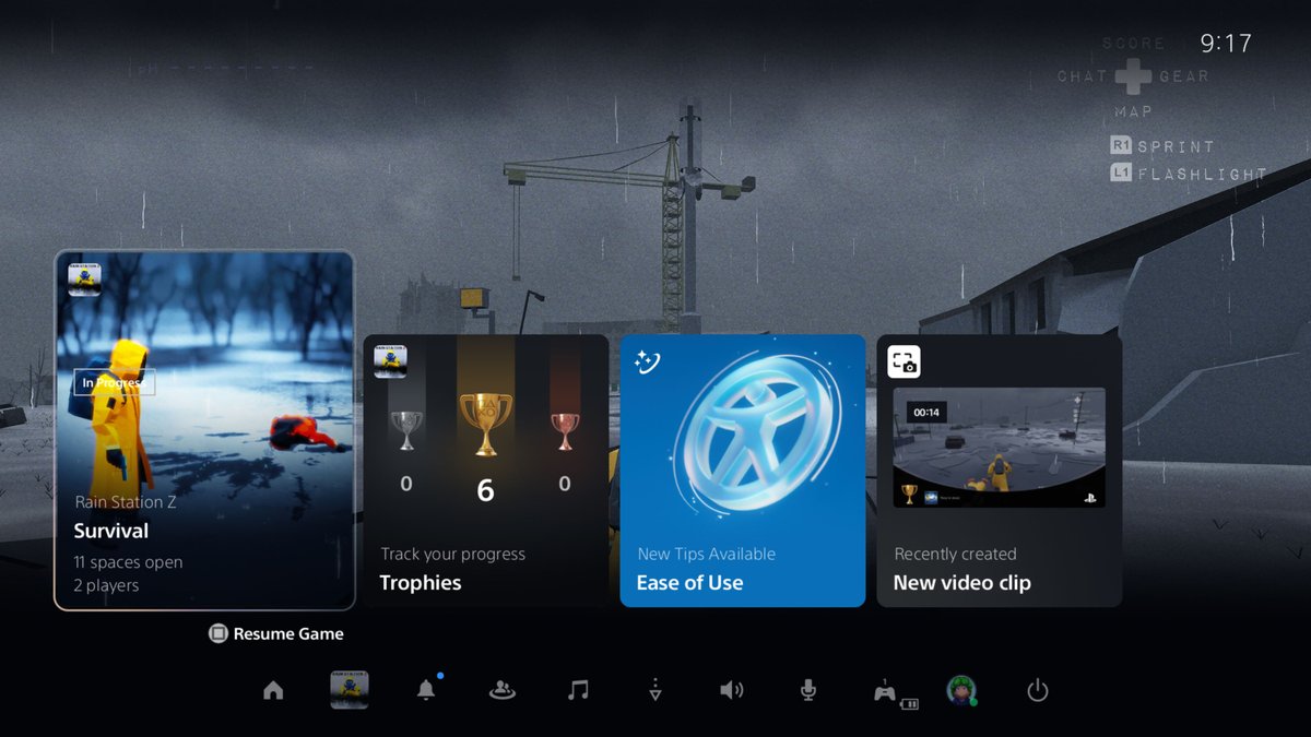 WobblyToothLtd's tweet photo. The PlayStation®5 🎮version of Rain Station Z ☂️is currently in Certification with Sony. Voice Chat, Trophies, Activity Cards, Invites. Multiplayer is such a lot of work!😤 https://t.co/B4LZm4dM5B
