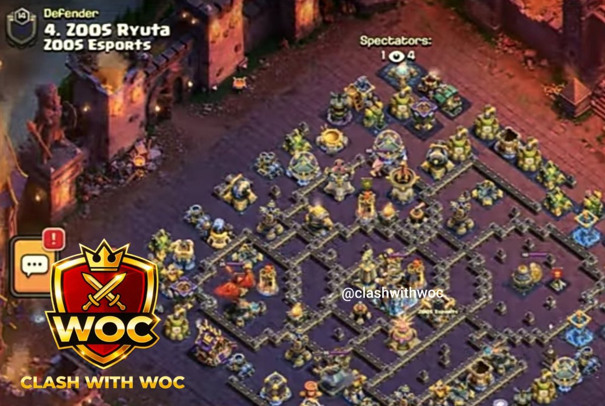 WOCxMeow's tweet photo. ZOOS RYUTA
War Base

Base Link:-👇🏻
https://t.co/0u87PyD5tb

#clashofclans https://t.co/xEQaTylz7K