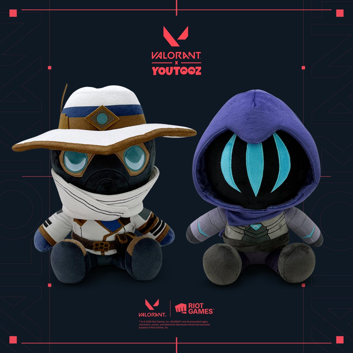 youtooz's tweet photo. i am the beginning. i am the end.

the debut #valorant plush and monitor buddiez collection drops on sept 18th at 3pm est 🐻 https://t.co/553CVZr6DG