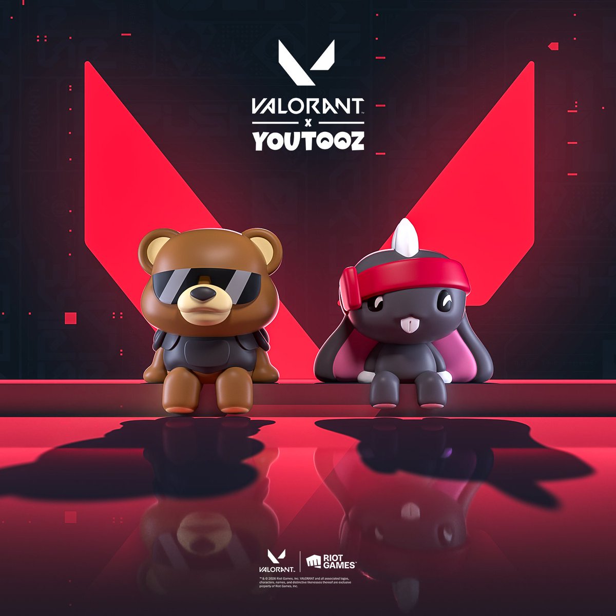 youtooz's tweet photo. i am the beginning. i am the end.

the debut #valorant plush and monitor buddiez collection drops on sept 18th at 3pm est 🐻 https://t.co/553CVZr6DG