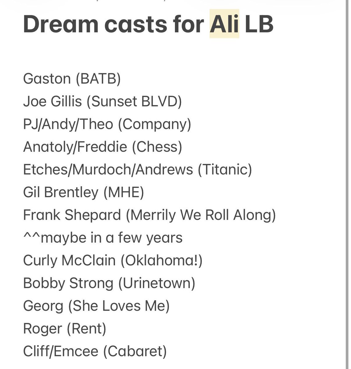 elivid4eva's tweet photo. sorry i’ve been MIA and felt i needed to post something so here it is so far, gonna add more and i also have a genderbent dream cast section if anyone’s interested

i make these notes app pages for all of my fav actors so if anyone has any requests lmk! https://t.co/YtBNNCI7EN