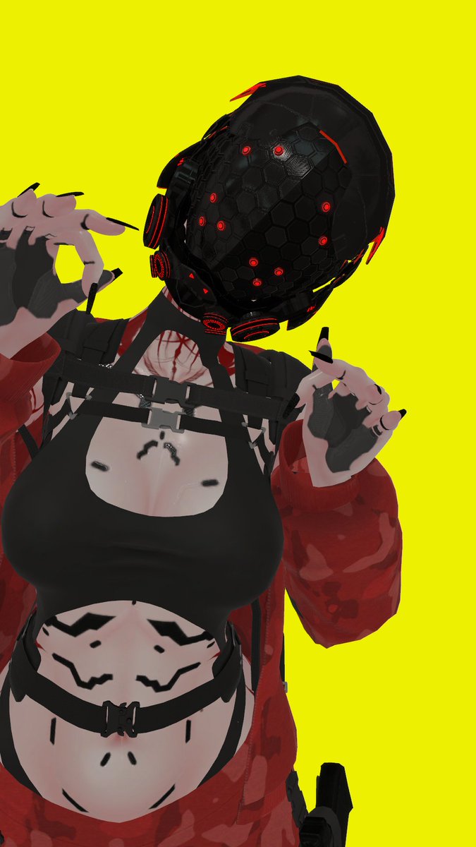 xVioletDeathx's tweet photo. Woorking on another avi ���� 2/2

#VRC #VRChat #VRCPhotography #VRChatPhotography #VRC4Photos #cyberpunk #tactical #techwear https://t.co/dXKIMyrMSO