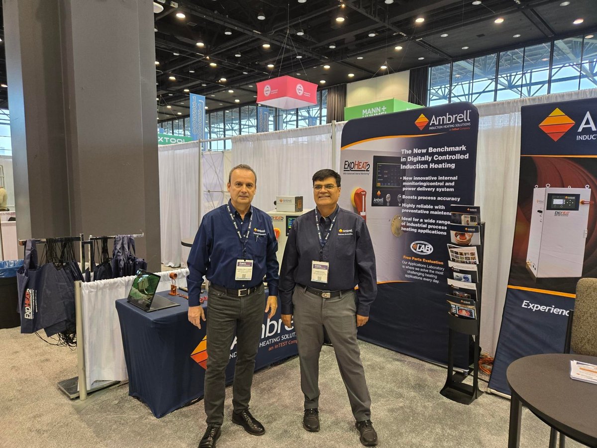 ambrell's tweet photo. #IMTS2026 is kicking off today and runs through Saturday. If you're one of the 100,000+ attendees expected at the show in Chicago, we hope you'll stop by Booth 135240 to discuss your heating applications, pick up a free Ambrell giveaway, or simply say hello to our team. https://t.co/6jhy0LphKI