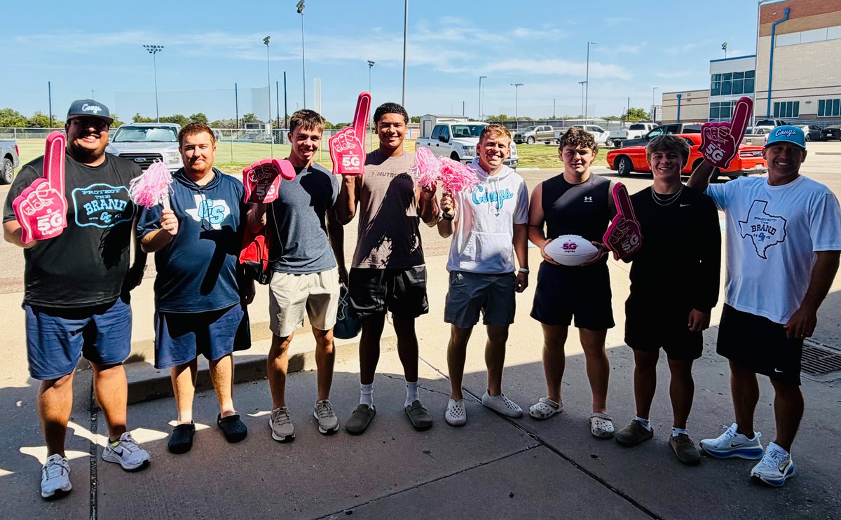 CS_Fball's tweet photo. This is our LAST WEEK to post and share anything China Spring related to help us win the T-Mobile Friday Night 5G Lights $5k contest on IG or X! Use the tags below!👇

@ChinaSpringISD @chinaspringQBclub @cscougarsports  @TMobile #FN5GL #Entry @Coach_J_Gregory @BiggCity717 https://t.co/WWEAvOuSNI