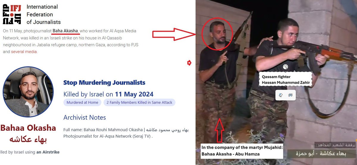 RealZoya1's tweet photo. 🔴The 100th Gaza "Journalist" confirmed as a muslim terrorist - SUPRISE! https://t.co/HFtuJV8ALi