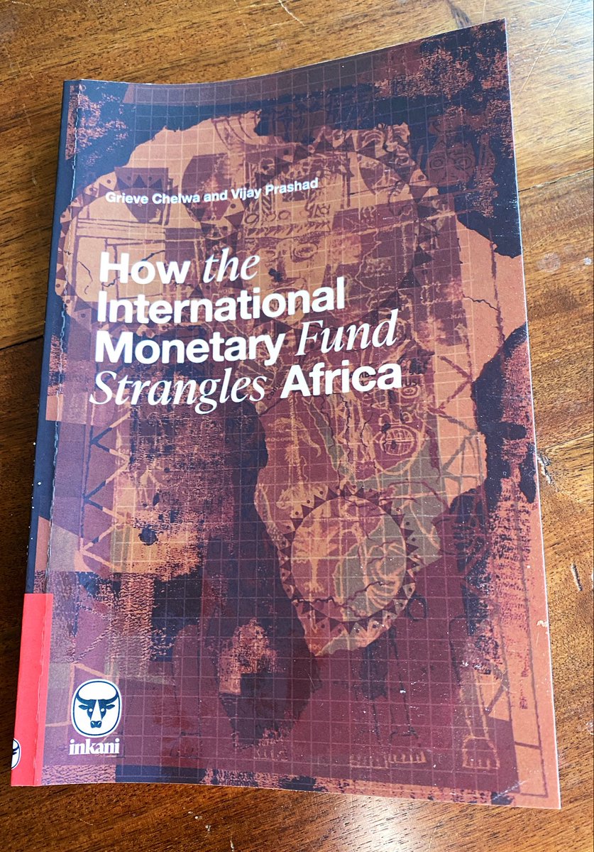 tommymiles's tweet photo. Today’s addition to the reading list has arrived : Chelwa &amp; Prashad’s new collection of articles “How the International Monetary Fund Strangles Africa” with a reprinting of Alwyn B Taylor’s 1987 “The African Debt Crisis”. https://t.co/lJZVK2Kqex