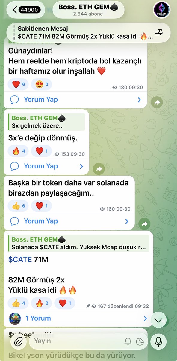 0xBosseth's tweet photo. $Cate

42m mc girişimiz vardı..

2x++ geldi yüklü pozlu işlem idi zaten..

🔥🔥🙏

Genellikle telegramdayız..

https://t.co/2sKg4cngOh https://t.co/GfSEcqbvdS