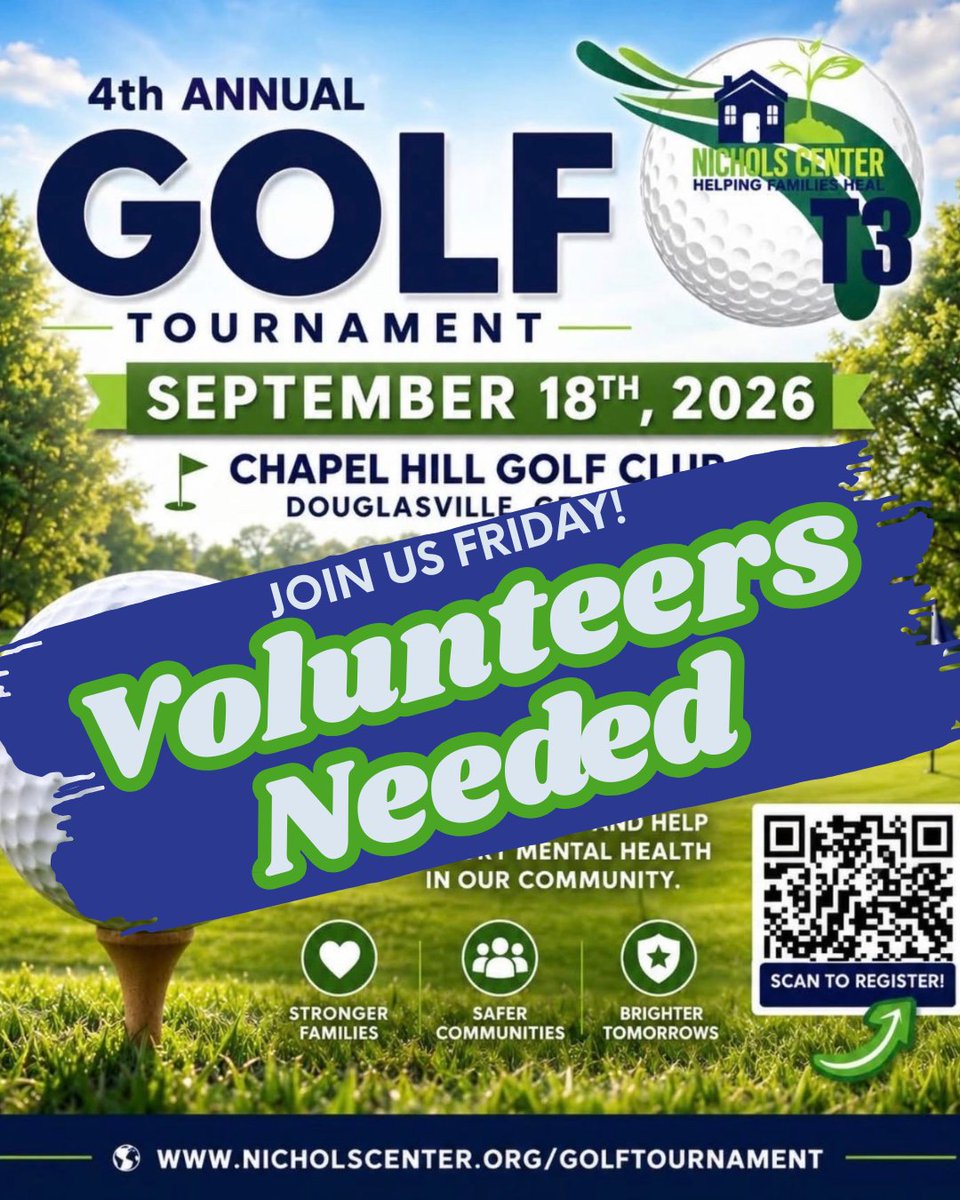 NicholsCenter's tweet photo. We’re looking for enthusiastic volunteers to help make our upcoming golf tournament a great day for our community and the first responders we proudly support.
#NicholsCenter #Volunteer #GolfTournament #SupportFirstResponders #CommunityStrong #GiveBack https://t.co/4wAkxKTEWW