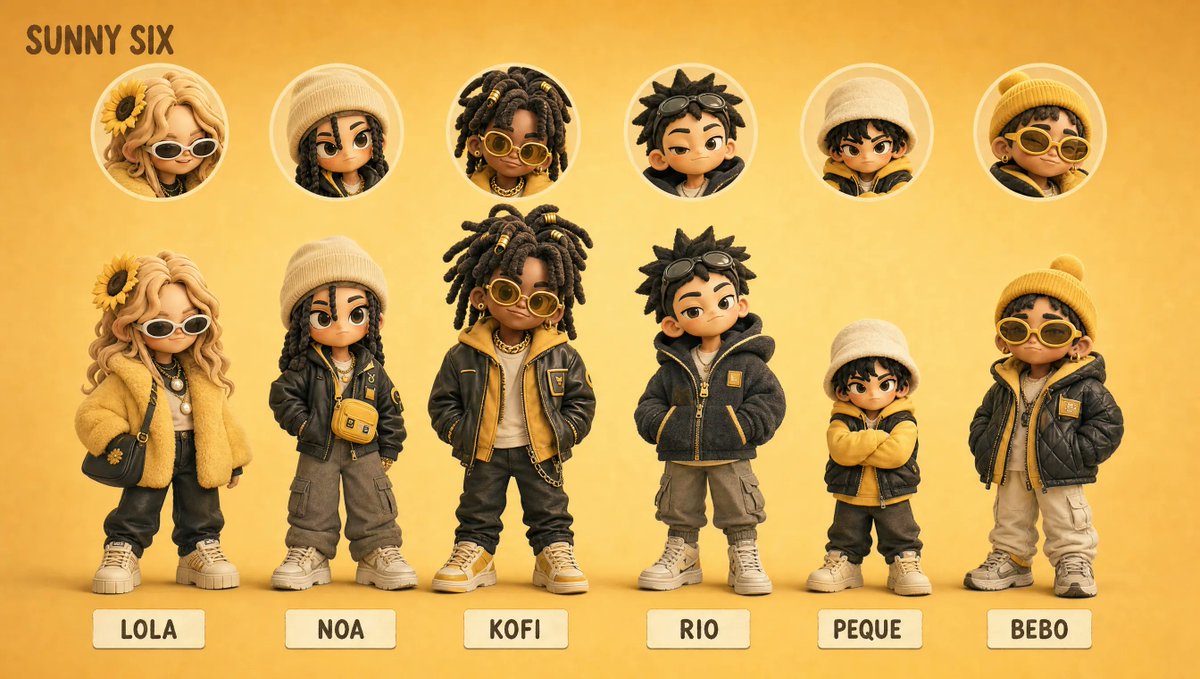 Sunny Six character sheet