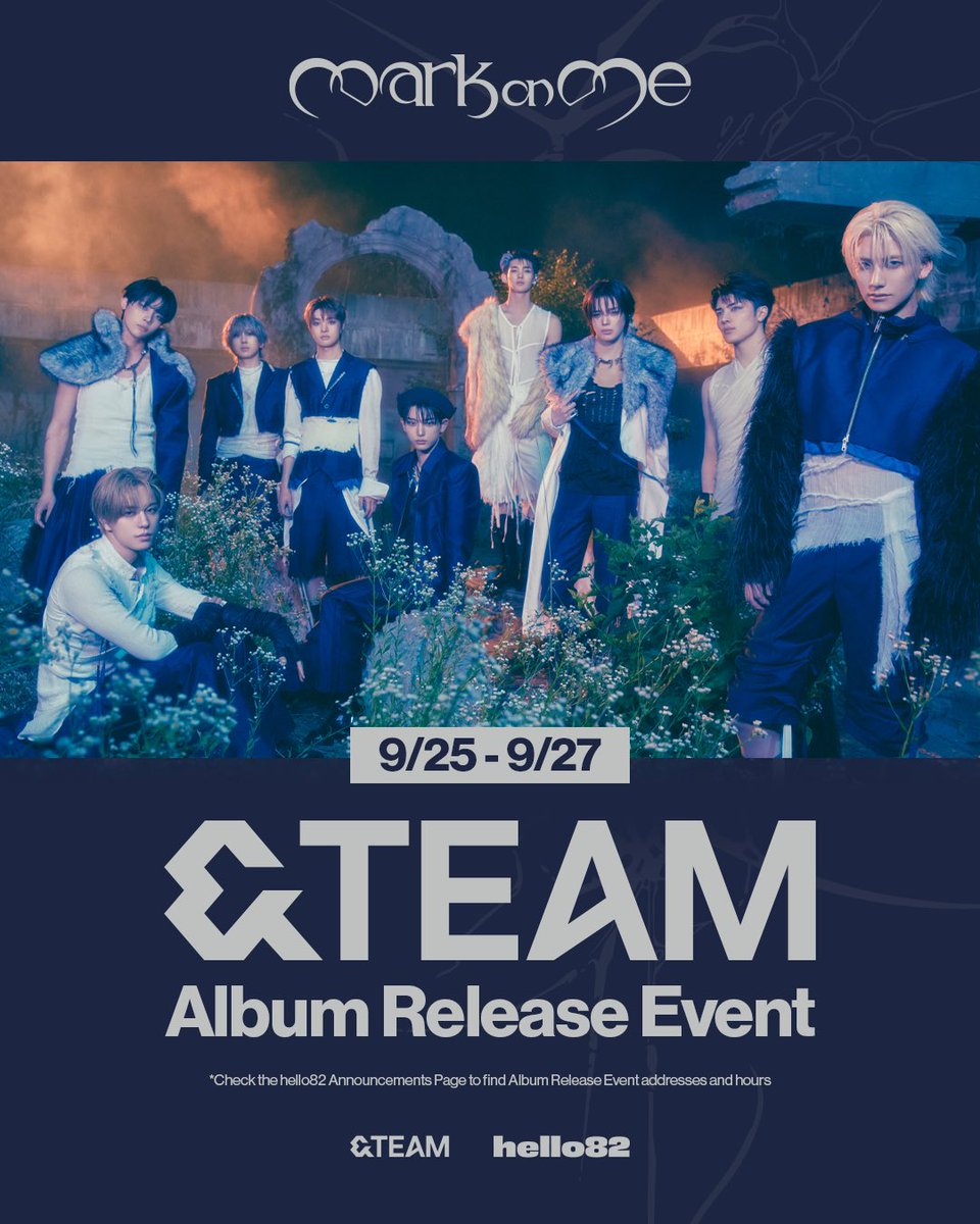 hello82official's tweet photo. AWOOOO! Breaking news, werewolves have been spotted across North America 🐺
LUNÉ, will we see you there?

🌕 9/25 - 9/27 | Hours may differ

Find an Album Release Event near you ⬇️
🔗 https://t.co/01e9qLII2v

@andTEAMofficial 
#andTEAM #앤팀 #MarkonMe #andTEAM_MarkonMe #hello82 https://t.co/3Xf5UGi06F