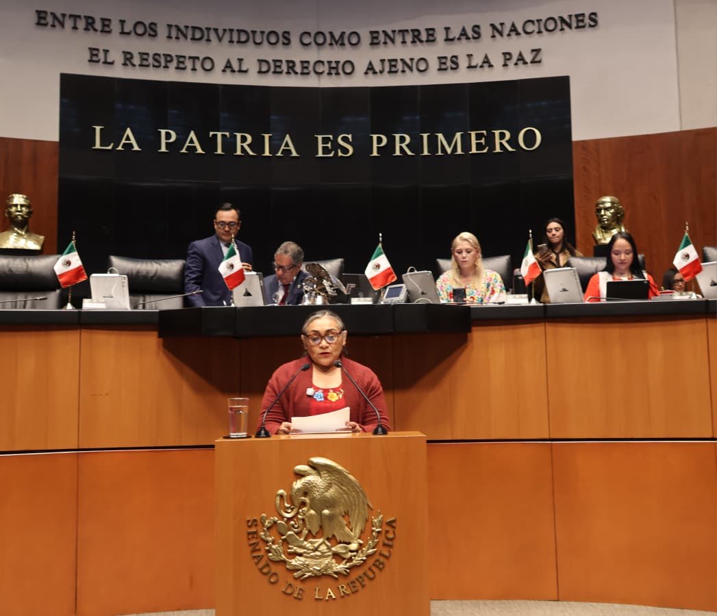 MartinaKantun's tweet photo. Desde la tribuna del @senadomexicano presenté, junto con la senadora Edith López Hernández, una reforma para fortalecer la educación indígena y afromexicana, garantizando que sea intercultural, plurilingüe, inclusiva y con pertinencia cultural y lingüística. https://t.co/7fm1OY5Kyr