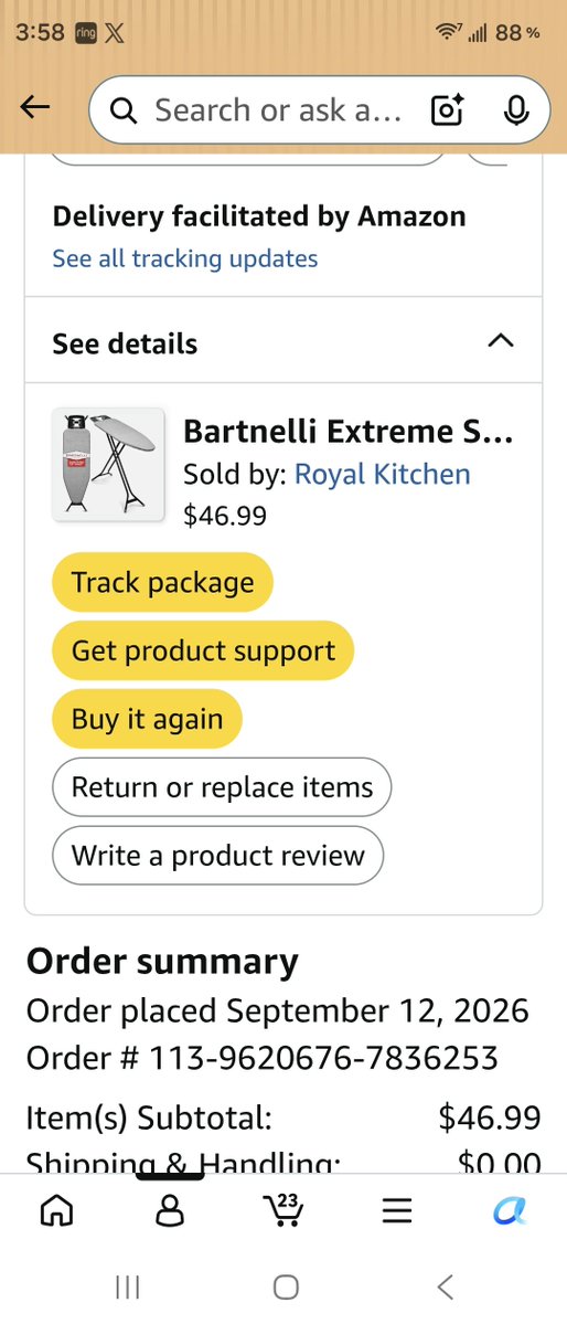 jeffre992's tweet photo. @DealsAmzon @amazon I am I receiving this today Three days already https://t.co/RQEyVvNsiK