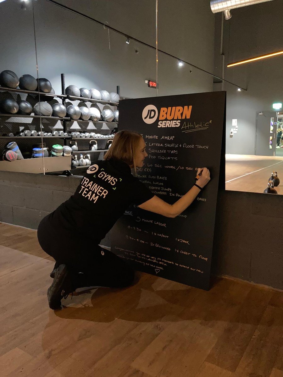 Cheekyminx30th's tweet photo. And just like that... after months of planning and training... we have launched JD Burn Series 🔥JD Burn HIIT, JD Burn Athletic and JD Burn Strength! I've invested so much time and effort training Scotland, and today, I get to witness all of these clubs in action.  EMOTIONAL 😊 https://t.co/RWQOQ3V6vw