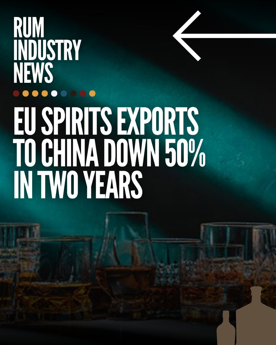 therumpour's tweet photo. RUM NEWS:
The second-largest market for EU spirits, the UK, dropped 4% to €858m (US$996.5m).
The ASEAN region, which covers 11 Southeast Asian countries, fell by 15% to €670m (US$778m). Thailand was down by 6%, and Malaysia plummeted by a third (34%).
#RumNews #europeanspirits https://t.co/OOvr3ItQ2p