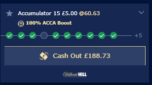 QuantumPunts's tweet photo. Over 1.5 goal 15 fold for Sun/Mon

1 game left tonight https://t.co/gtvMcJJ10i