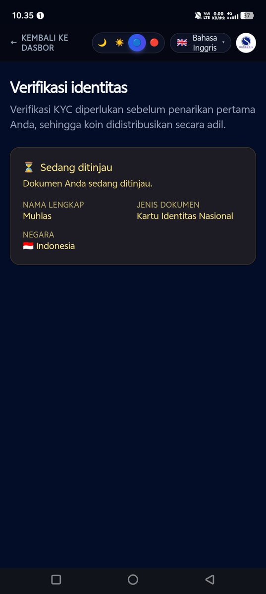 ASisantuy's tweet photo. @BondKoin Kyc kapan https://t.co/MMf7iNvMdY